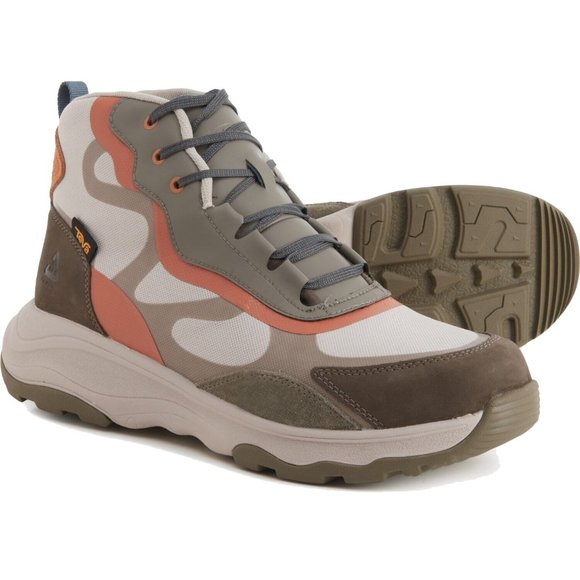 NEW $149 Teva Geotrecca RP Waterproof Hiking Boots! 10 or 11 Chateau Grey Bungee - Picture 1 of 6